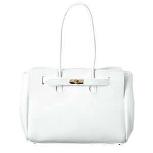 Isabella Rossetti Beatrix Leather Handbag, White